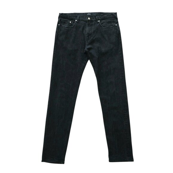 PS Paul Smith Washed Black Tapered Fit Slim Leg Jeans Men's Size 34x32 - Picture 1 of 10